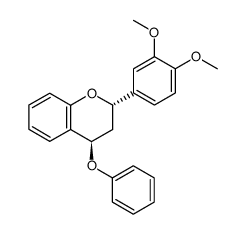 3',4'-methoxy-4α-phenoxyflavan结构式
