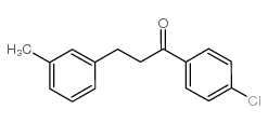 4'-CHLORO-3-(3-METHYLPHENYL)PROPIOPHENONE结构式