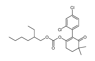 [2-ethylhexyl][2-(2',4'-dichlorophenyl)-3-oxo-4,4-dimethyl-1-cyclohexenyl]carbonate结构式