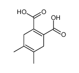 4,5-dimethylcyclohexa-1,4-diene-1,2-dicarboxylic acid结构式