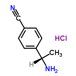 (S)-4-(1-aminoethyl)benzonitrile-HCl Structure
