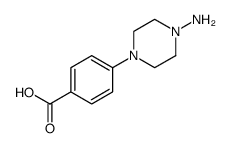 4-(4-Aminopiperazin-1-yl)benzoic acid结构式