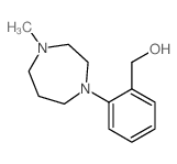 [2-(4-Methyl-1,4-diazepan-1-yl)phenyl]methanol Structure