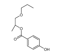 [(2R)-1-propoxypropan-2-yl] 4-hydroxybenzoate结构式