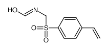 N-[(4-ethenylphenyl)sulfonylmethyl]formamide Structure