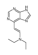 N,N-diethyl-2-(7H-purin-6-yl)ethenamine结构式