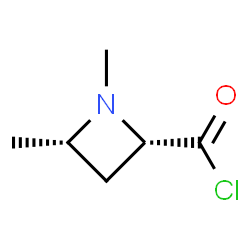2-Azetidinecarbonyl chloride, 1,4-dimethyl-, cis- (9CI) picture