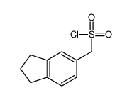 2,3-dihydro-1H-inden-5-ylmethanesulfonyl chloride结构式