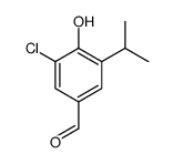 3-chloro-4-hydroxy-5-(isopropyl)benzaldehyde Structure