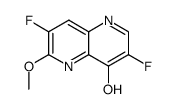 8-hydroxy-3,7-difluoro-2- (methyloxy)-1,5-naphthyridine结构式