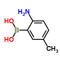 (2-Amino-5-methylphenyl)boronic acid Structure