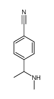 4-[1-(methylamino)ethyl]benzonitrile结构式
