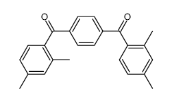 1,4-bis-(2,4-dimethyl-benzoyl)-benzene结构式