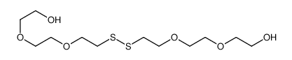 2-[2-[2-[2-[2-(2-hydroxyethoxy)ethoxy]ethyldisulfanyl]ethoxy]ethoxy]ethanol Structure