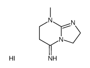 5-imino-8-methyl-2,3,5,6,7,8-hexahydroimidazo(1,2-a)pyrimidinium iodide Structure