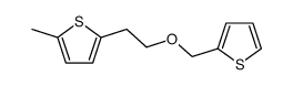 1-(5-methyl-[2]thienyl)-2-[2]thienylmethoxy-ethane Structure