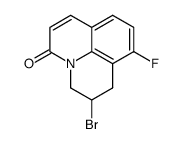 2-bromo-10-fluoro-2,3-dihydro-1H,5H-pyrido[3,2,1-ij]quinolin-5-one结构式