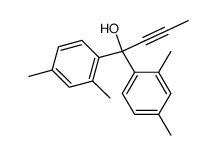 1,1-bis(2,4-dimethylphenyl)-2-butyn-1-ol Structure