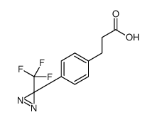 3-(4-(3-(Trifluoromethyl)-3H-diazirin-3-yl)phenyl)propanoic acid structure