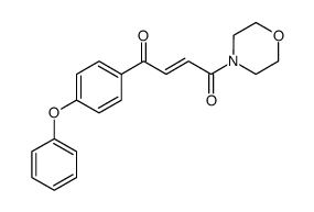 N-<3-(4-phenoxybenzoyl)acryloyl>morpholine结构式