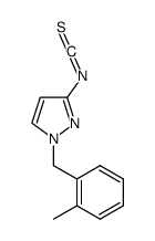 3-ISOTHIOCYANATO-1-(2-METHYL-BENZYL)-1H-PYRAZOLE结构式