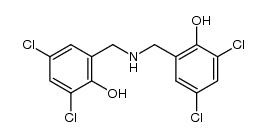 2,2'[bis(methylene)imino]bis(4,6-dichlorophenol)结构式