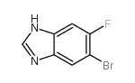 5-BROMO-6-FLUORO-1H-BENZO[D]IMIDAZOLE Structure