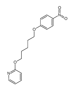 2-[5-(4-nitro-phenoxy)-pentyloxy]-pyridine结构式