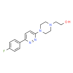 2-{4-[6-(4-fluorophenyl)pyridazin-3-yl]piperazin-1-yl}ethanol Structure