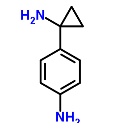 4-(1-aminocyclopropyl)aniline结构式