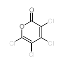 2H-Pyran-2-one,3,4,5,6-tetrachloro-结构式