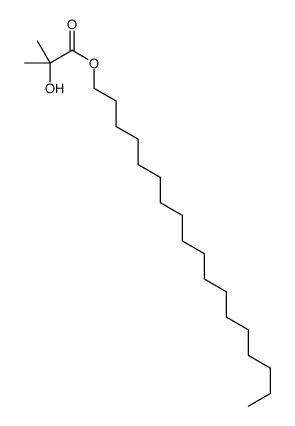 octadecyl 2-hydroxy-2-methylpropanoate结构式