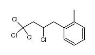 1-methyl-2-(2,4,4,4-tetrachloro-butyl)-benzene结构式