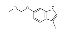 6-methoxymethyloxy-3-iodo-1H-indole结构式