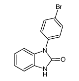 1-(4-bromophenyl)-1H-benzo[d]imidazol-2(3H)-one Structure