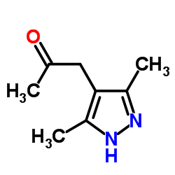 1-(3,5-Dimethyl-1H-pyrazol-4-yl)acetone结构式