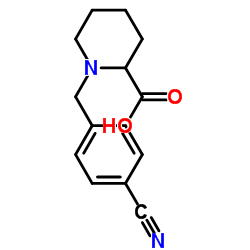 1-(4-CYANOBENZYL)PIPERIDINE-2-CARBOXYLIC ACID structure