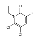 3,5,6-trichloro-1-ethylpyridin-2(1H)-one Structure