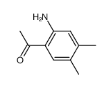 Ethanone, 1-(2-amino-4,5-dimethylphenyl)- (9CI) structure