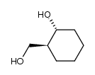 (+/-)-trans-2-hydroxycyclohexylmethanol Structure