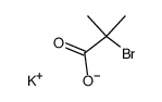 α-bromoisobutyric acid potassium salt结构式