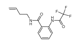 N-(3-butenyl)-2-(trifluoroacetamido)benzamide结构式