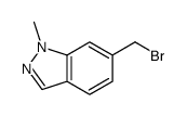 6-(bromomethyl)-1-methylindazole structure