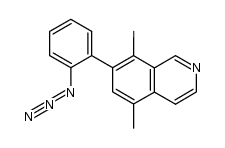 7-(2-azidophenyl)-5,8-dimethylisoquinoline结构式