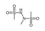 1,2-Bis(methylsulfonyl)-1-methylhydrazine Structure