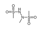 1,2-Bis(methylsulfonyl)-1-methylhydrazine structure