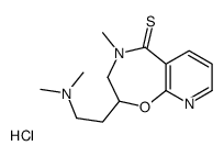 2-[2-(dimethylamino)ethyl]-4-methyl-2,3-dihydropyrido[3,2-f][1,4]oxazepine-5-thione,hydrochloride结构式