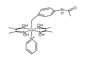 4-acetamidobenzyl Co(III)(dmgH)2py Structure