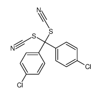 [bis(4-chlorophenyl)-thiocyanatomethyl] thiocyanate Structure