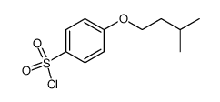 4-(3-Methylbutoxy)benzenesulfonyl Chloride结构式